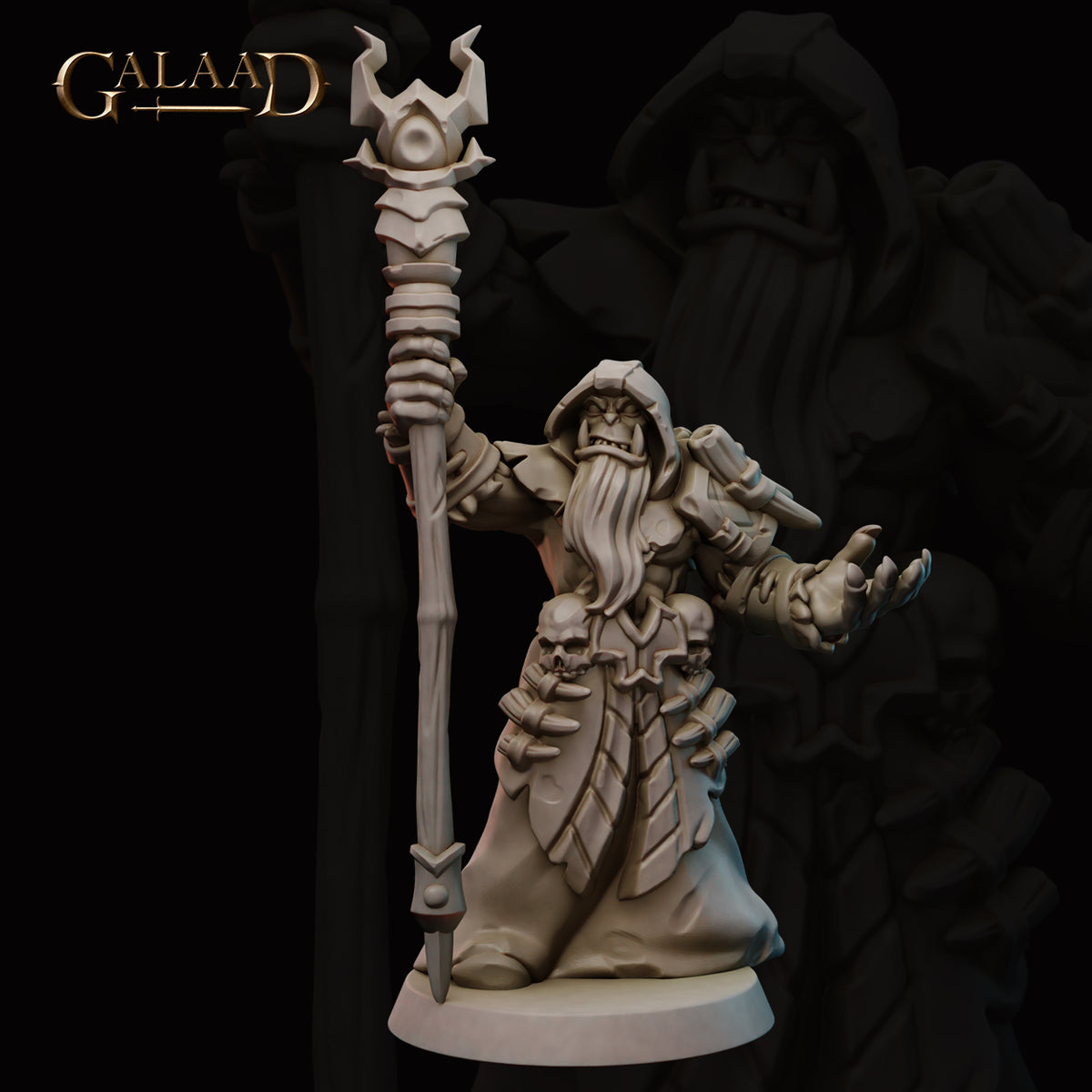 Orc Wizard | Tribal Orcs Clan | Fantasy Miniature | Galaad Miniatures ...