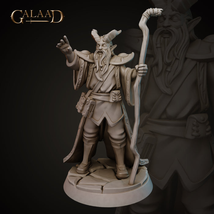 Wizard | Tieflings | Fantasy Miniature | Galaad Miniatures