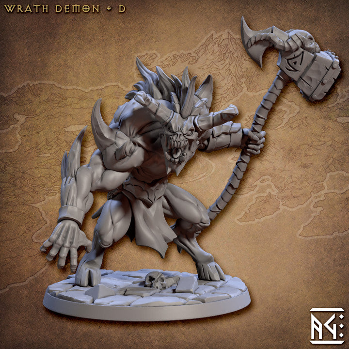 Wrath Demons | Abyss Demons | Fantasy D&D Miniature | Artisan Guild TabletopXtra