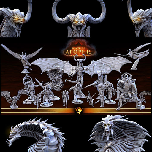 Wrath of Apophis Miniatures (Full Set) | Fantasy Miniature | Mini Monster Mayhem TabletopXtra