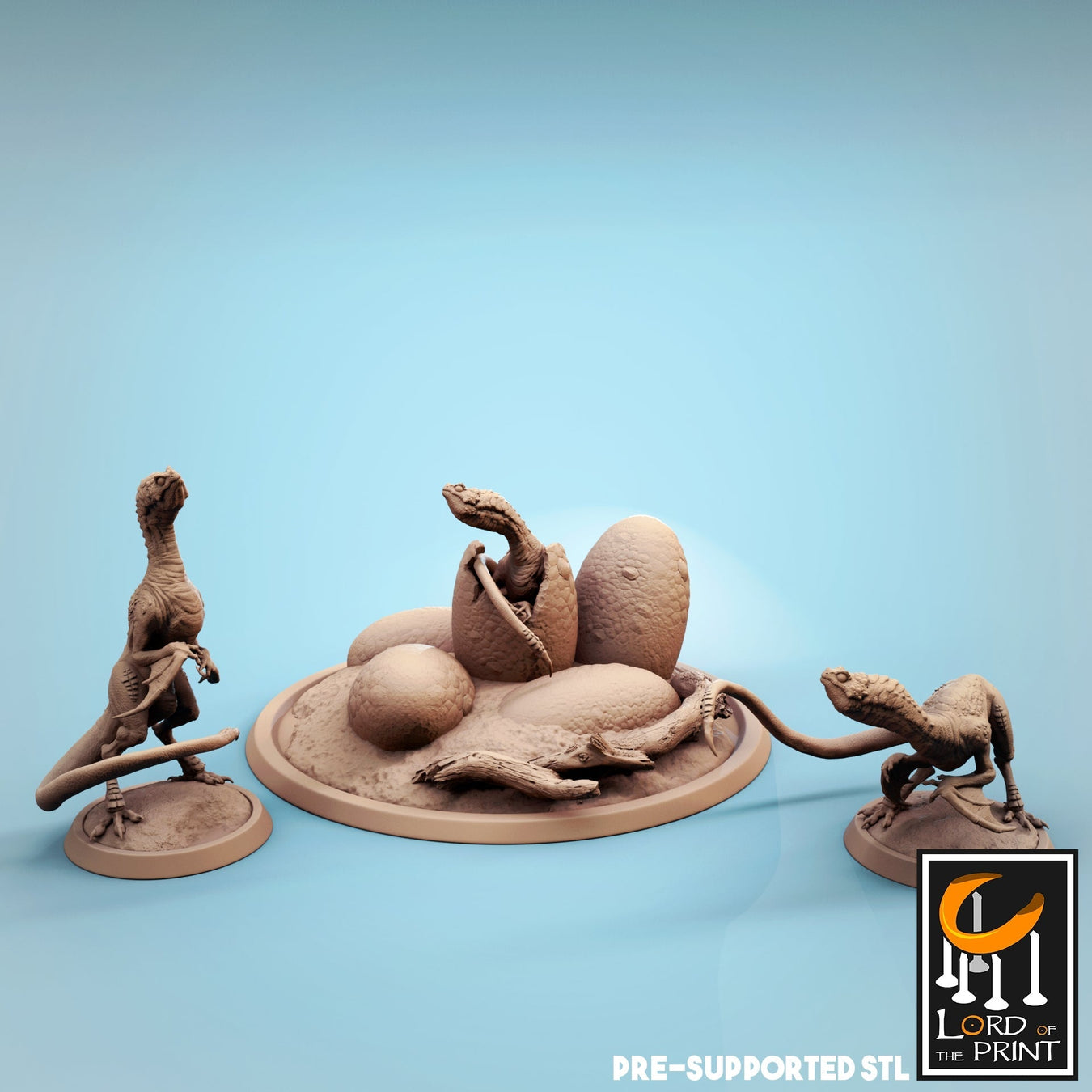 Wyvern Baby Miniatures | The Wyvern Swarm | Fantasy Miniature | Rescale Miniatures TabletopXtra