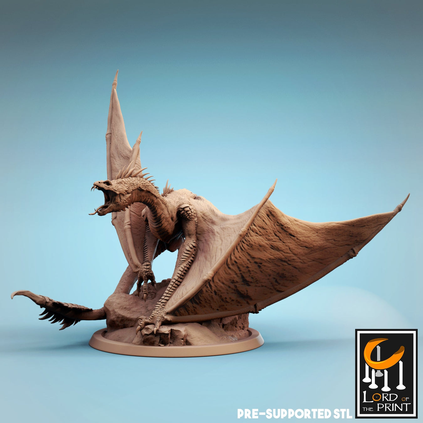 Wyvern Drone Walking | The Wyvern Swarm | Fantasy Miniature | Rescale Miniatures TabletopXtra