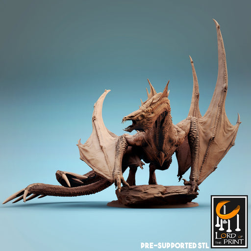 Wyvern Matriarch | The Wyvern Swarm | Fantasy Miniature | Lord of the Print TabletopXtra