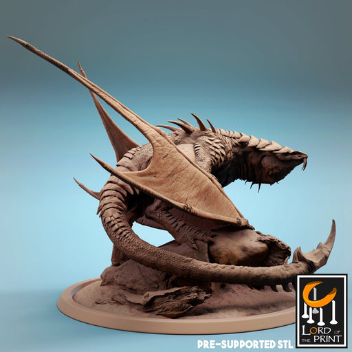 Wyvern Soldier Watcher | The Wyvern Swarm | Fantasy Miniature | Lord of the Print TabletopXtra