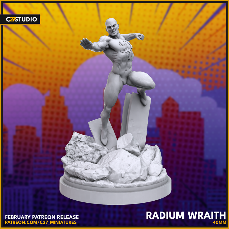 Radium Wraith | Heroes | Sci-Fi Miniature | C27 Studio