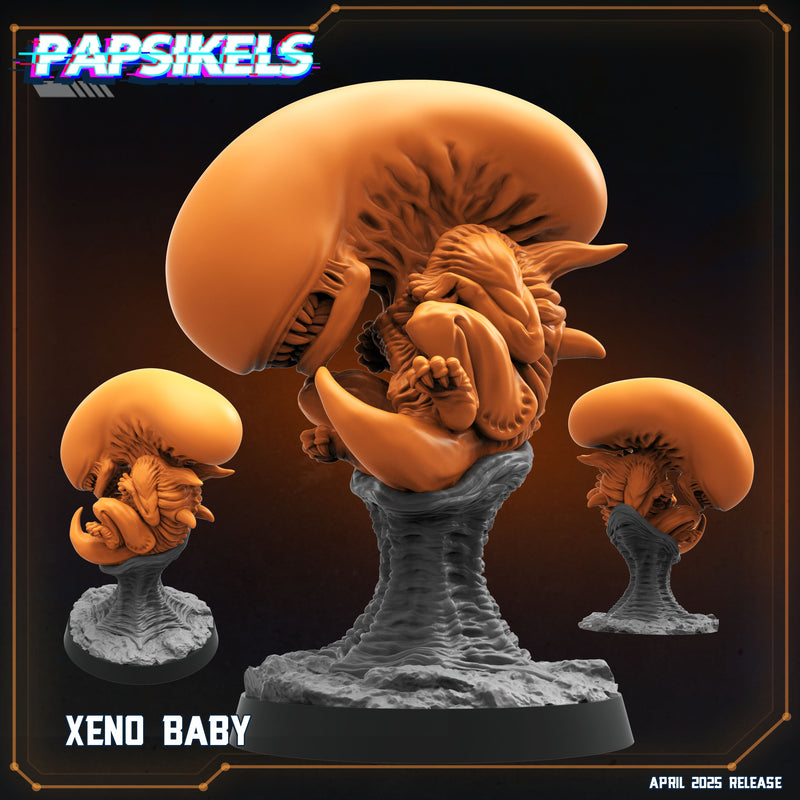 Xeno Baby Miniatures | Aliens Vs Humans XVIII Dark Space | Papsikels