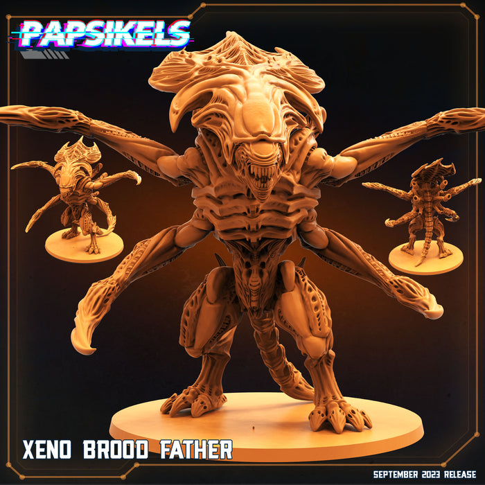 Xeno Brood Father | Aliens Vs Humans VI | Sci-Fi Miniature | Papsikels