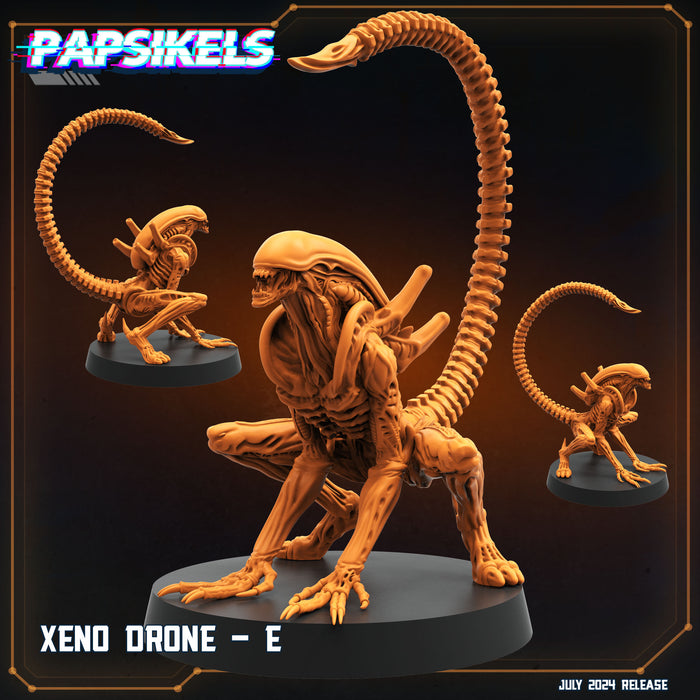 Xeno Drone E | Aliens Vs Humans VII Resurgence | Sci-Fi Miniature | Papsikels