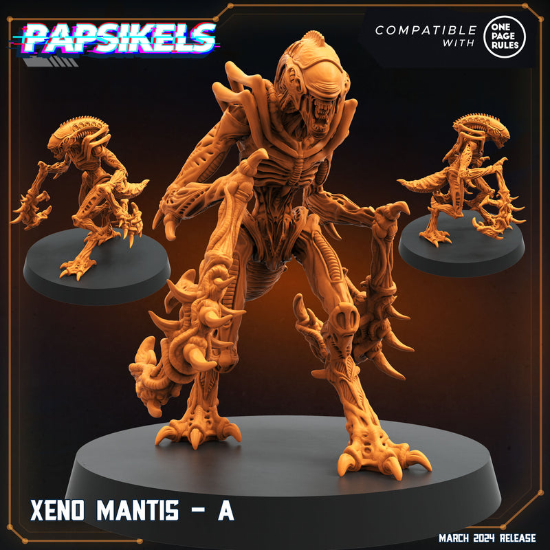 Xeno Mantis Miniatures | Dropship Troopers IV | Sci-Fi Miniature | Papsikels