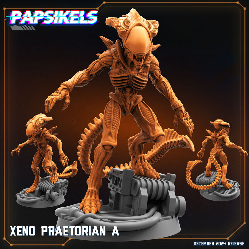 Xeno Praetorian Miniatures | Aliens Vs Humans XII Space Dead | Papsikels