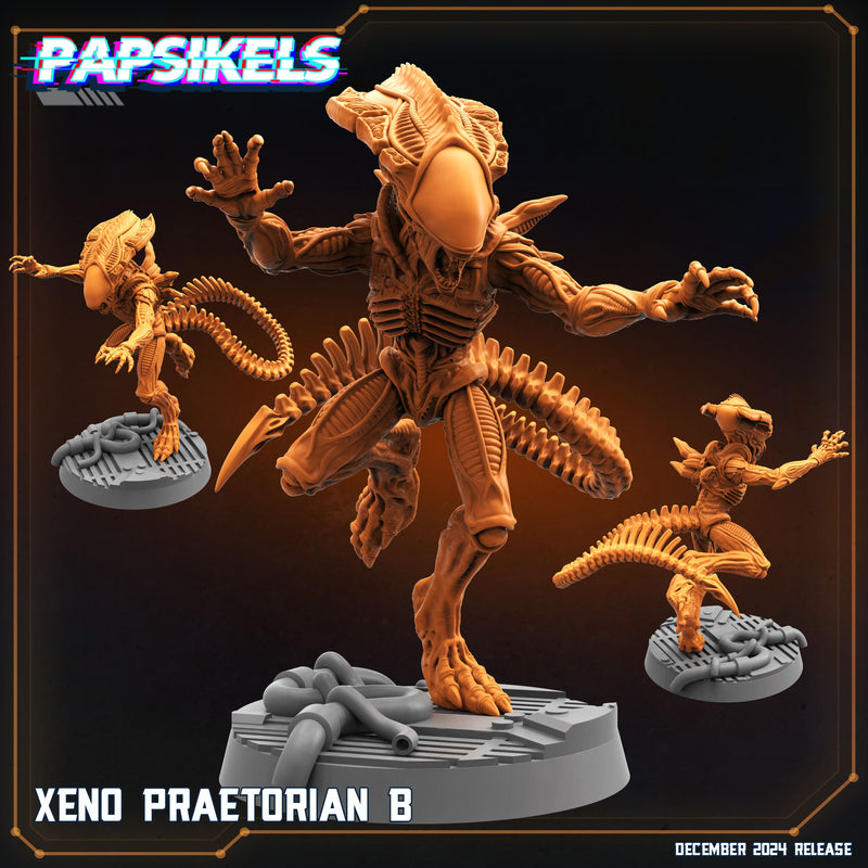 Xeno Praetorian Miniatures | Aliens Vs Humans XII Space Dead | Papsikels
