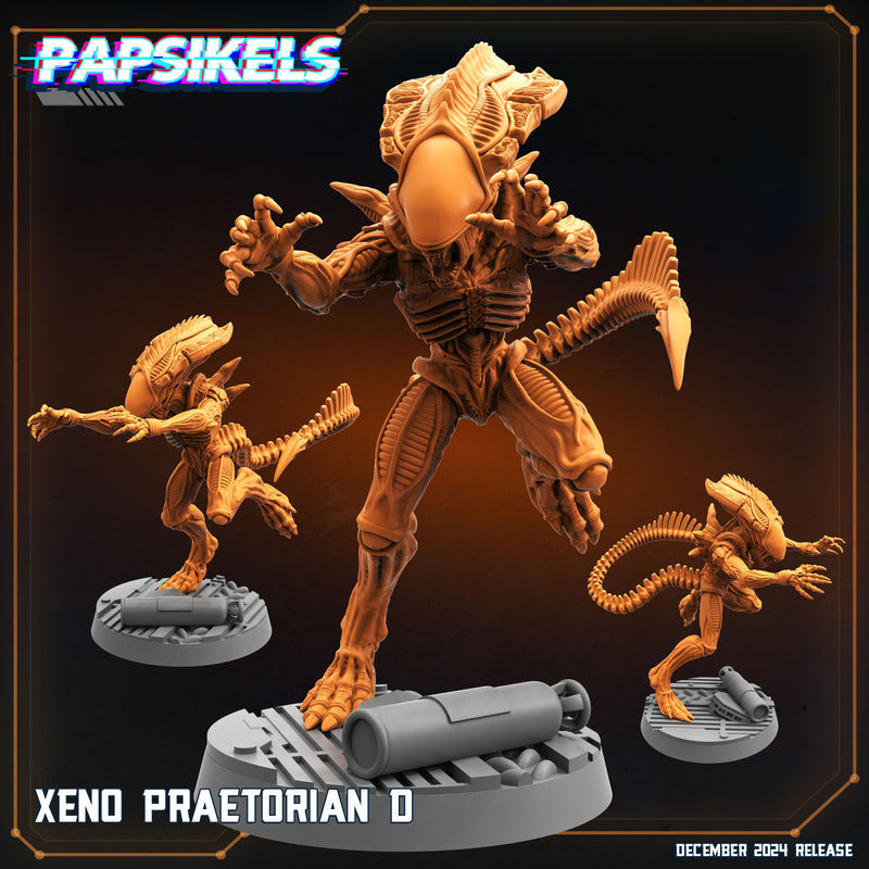 Xeno Praetorian Miniatures | Aliens Vs Humans XII Space Dead | Papsikels