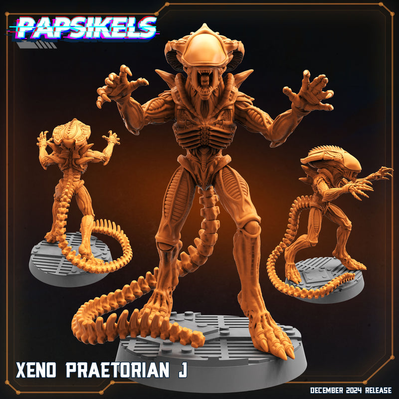Xeno Praetorian Miniatures | Aliens Vs Humans XII Space Dead | Papsikels