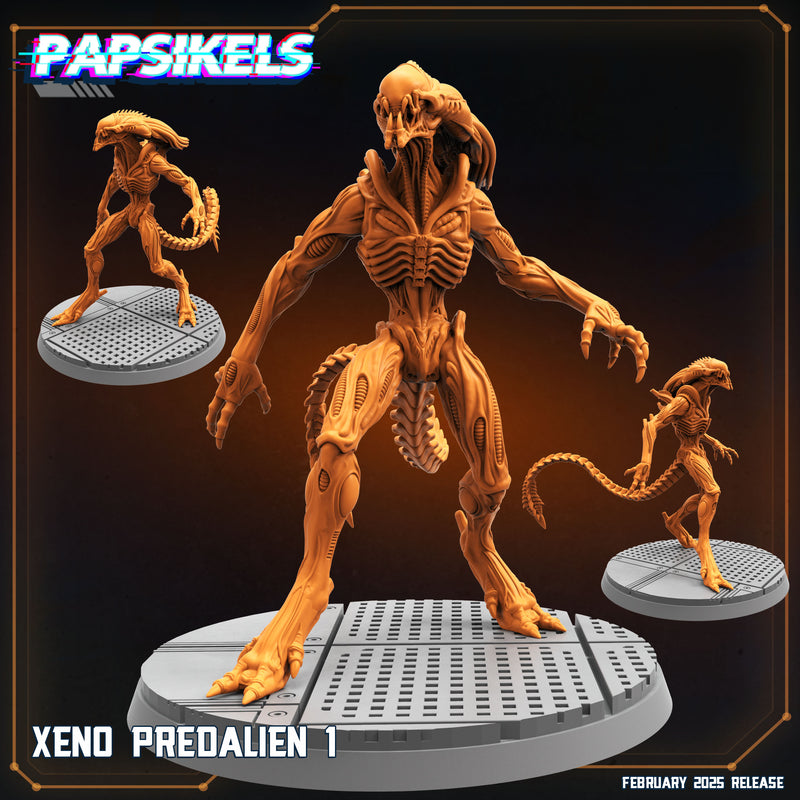 Xeno Predalien Miniatures | Aliens Vs Humans XIV Predaliens | Papsikels