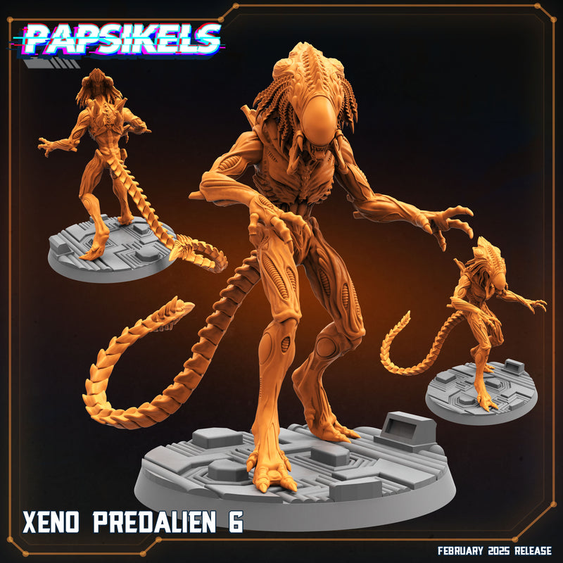 Xeno Predalien Miniatures | Aliens Vs Humans XIV Predaliens | Papsikels
