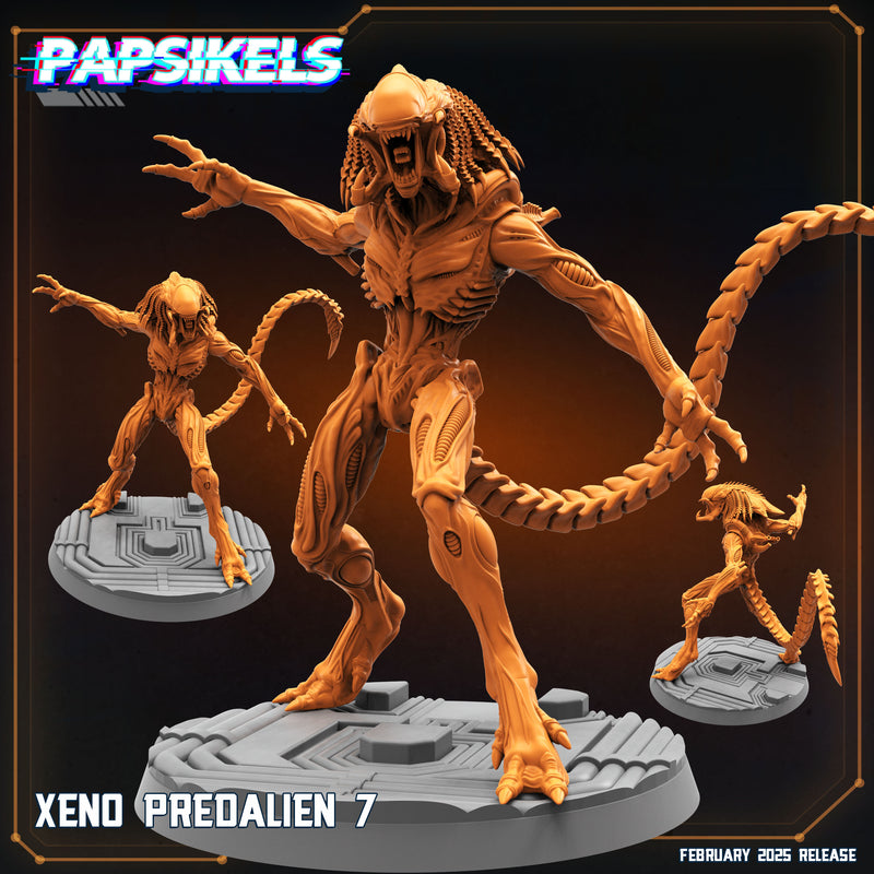 Xeno Predalien Miniatures | Aliens Vs Humans XIV Predaliens | Papsikels
