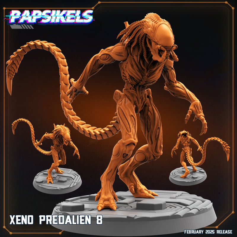 Xeno Predalien Miniatures | Aliens Vs Humans XIV Predaliens | Papsikels