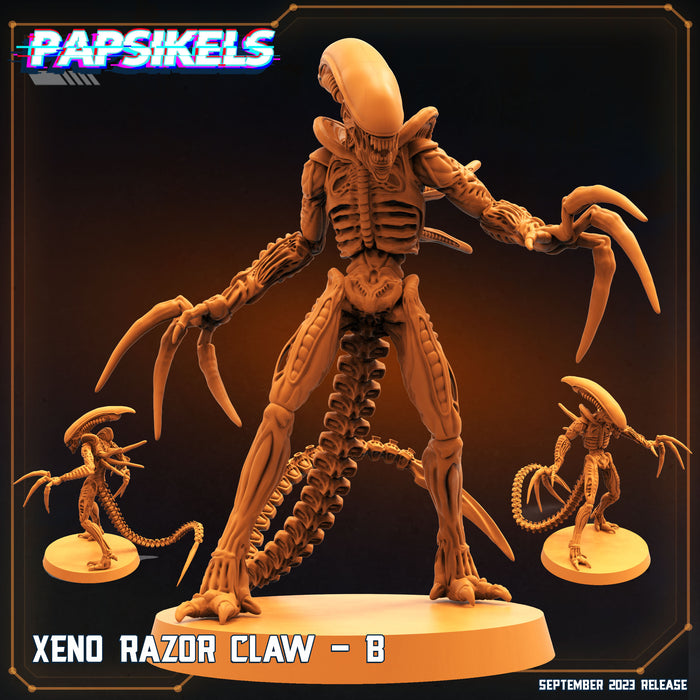 Xeno Razor Claw B | Aliens Vs Humans VI | Sci-Fi Miniature | Papsikels