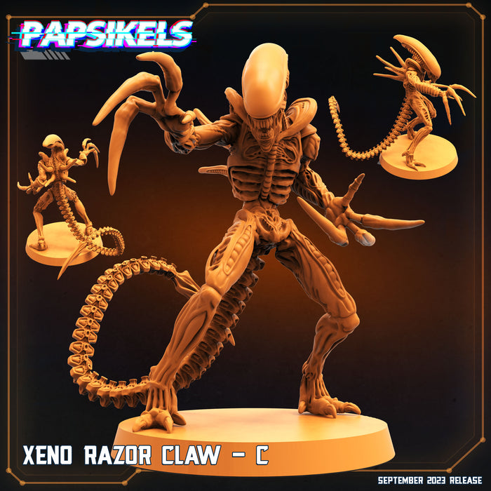 Xeno Razor Claw C | Aliens Vs Humans VI | Sci-Fi Miniature | Papsikels