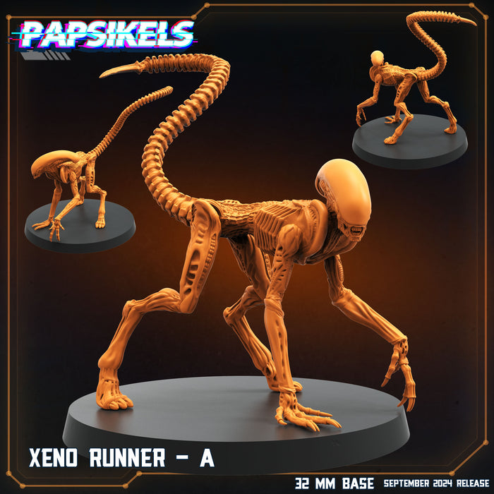 Xeno Runner Miniatures | Aliens Vs Humans IX Remus | Papsikels