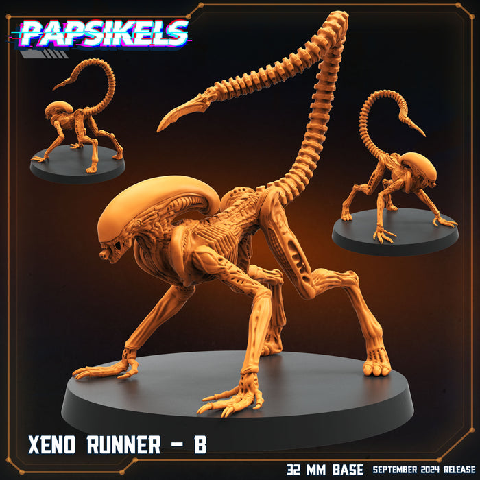 Xeno Runner Miniatures | Aliens Vs Humans IX Remus | Papsikels