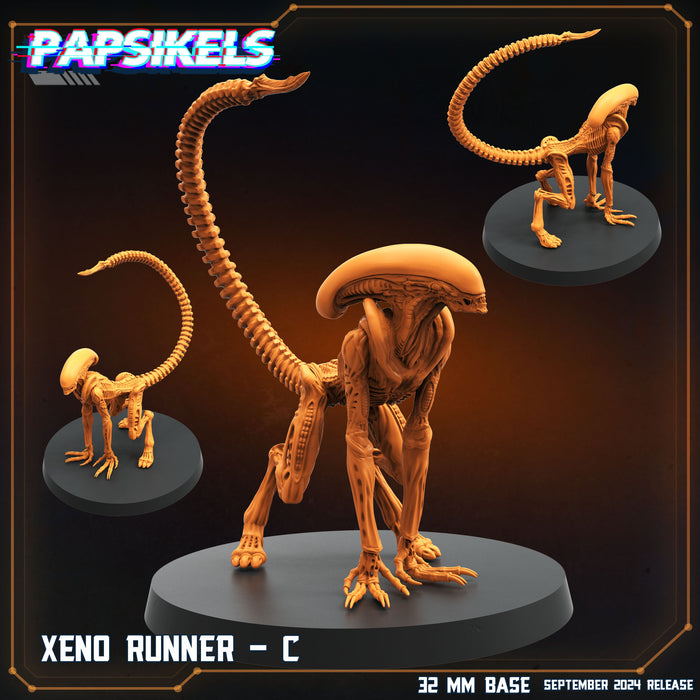 Xeno Runner Miniatures | Aliens Vs Humans IX Remus | Papsikels