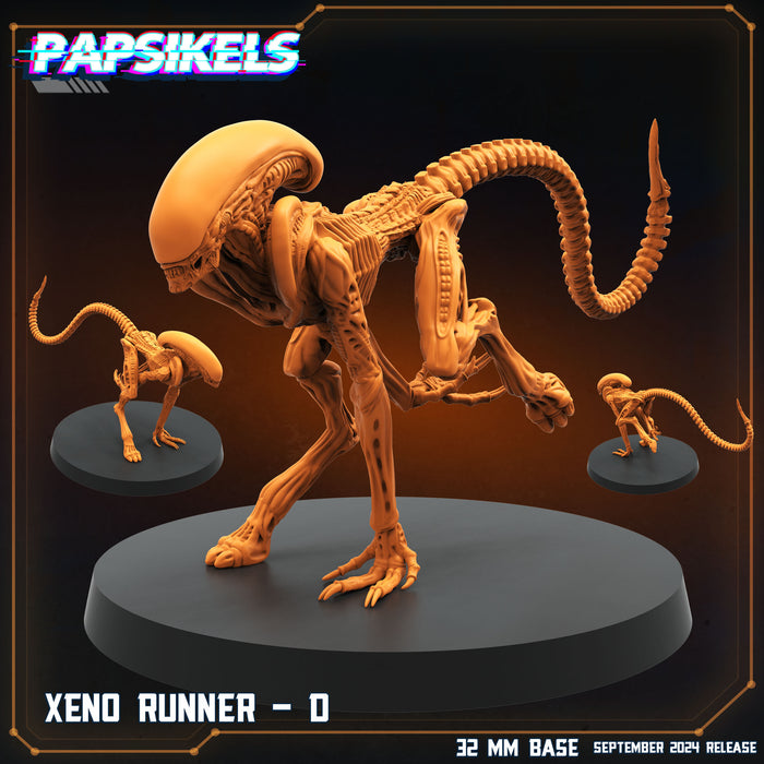 Xeno Runner Miniatures | Aliens Vs Humans IX Remus | Papsikels