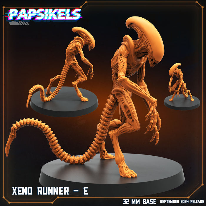 Xeno Runner Miniatures | Aliens Vs Humans IX Remus | Papsikels