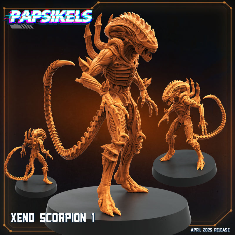 Xeno Scorpion Miniatures | Aliens Vs Humans XVI Star Conflict | Papsikels