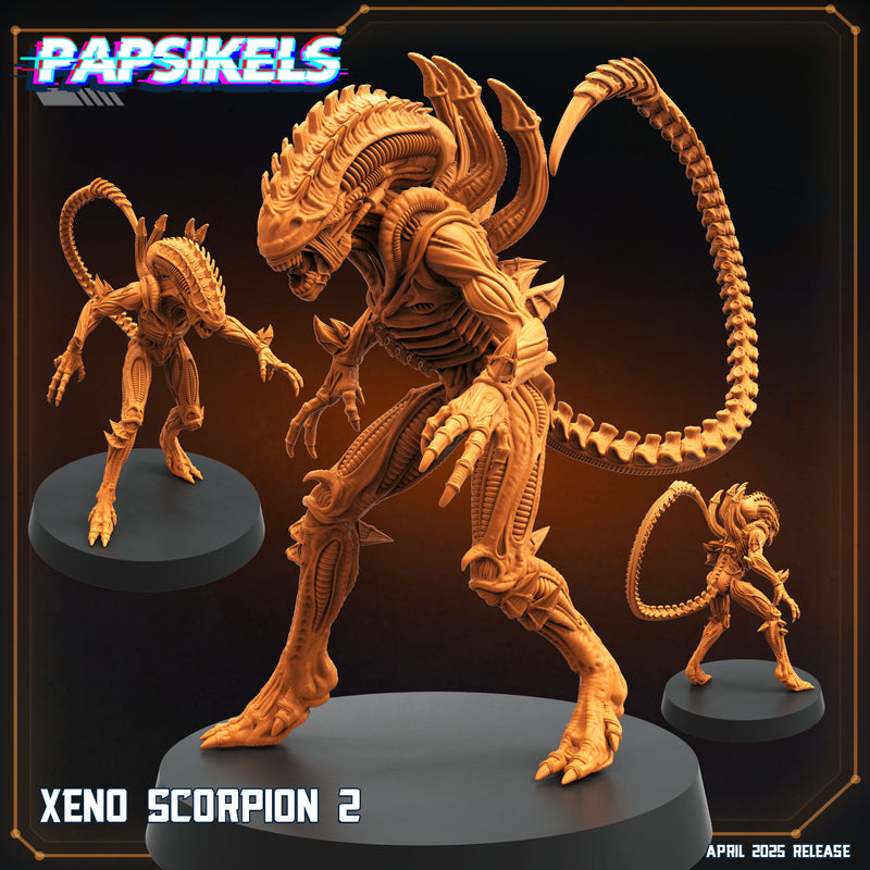 Xeno Scorpion Miniatures | Aliens Vs Humans XVI Star Conflict | Papsikels