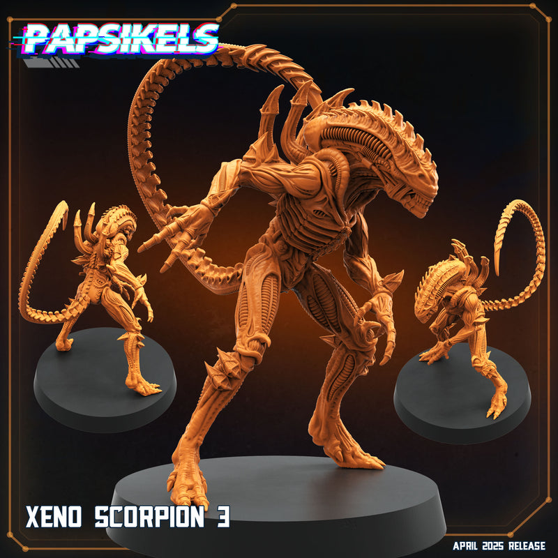 Xeno Scorpion Miniatures | Aliens Vs Humans XVI Star Conflict | Papsikels