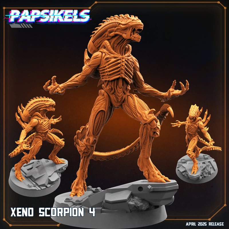 Xeno Scorpion Miniatures | Aliens Vs Humans XVI Star Conflict | Papsikels