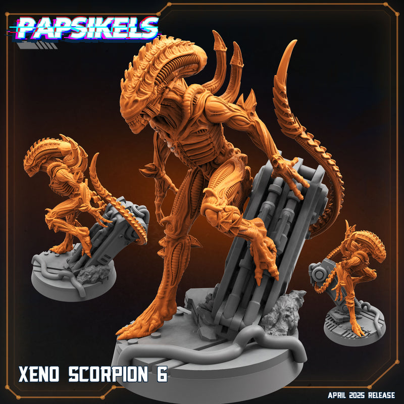 Xeno Scorpion Miniatures | Aliens Vs Humans XVI Star Conflict | Papsikels