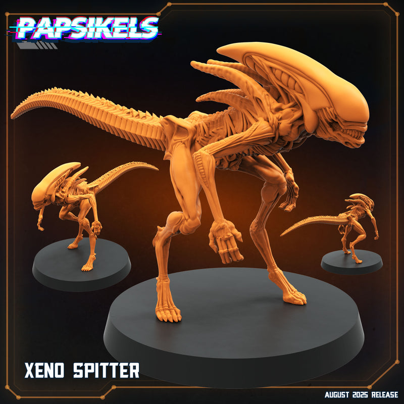 Xeno Spitter Miniatures | Papsikels