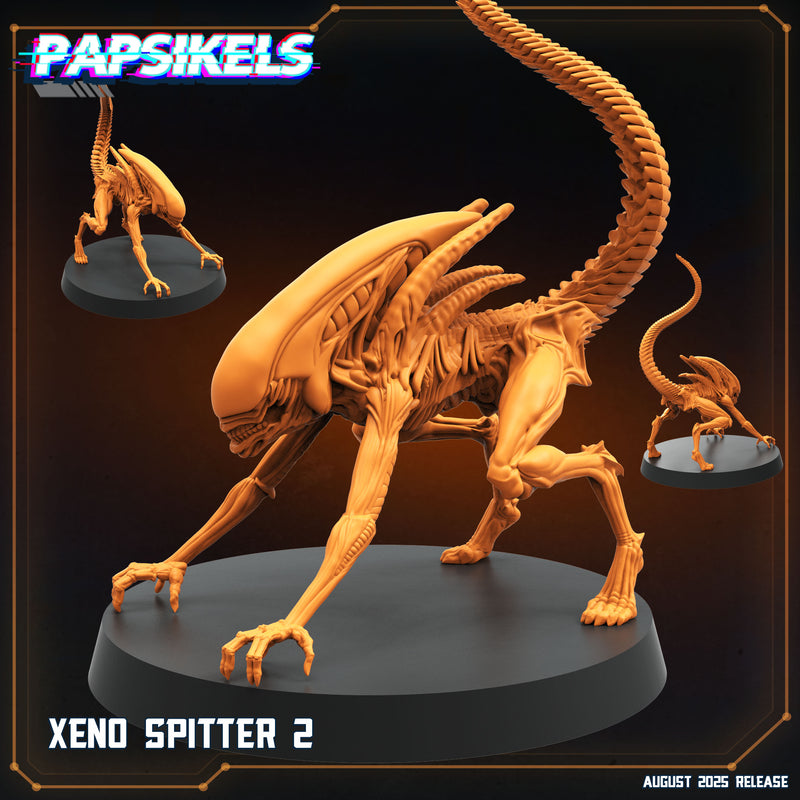 Xeno Spitter Miniatures | Papsikels