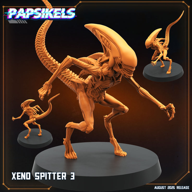 Xeno Spitter Miniatures | Papsikels