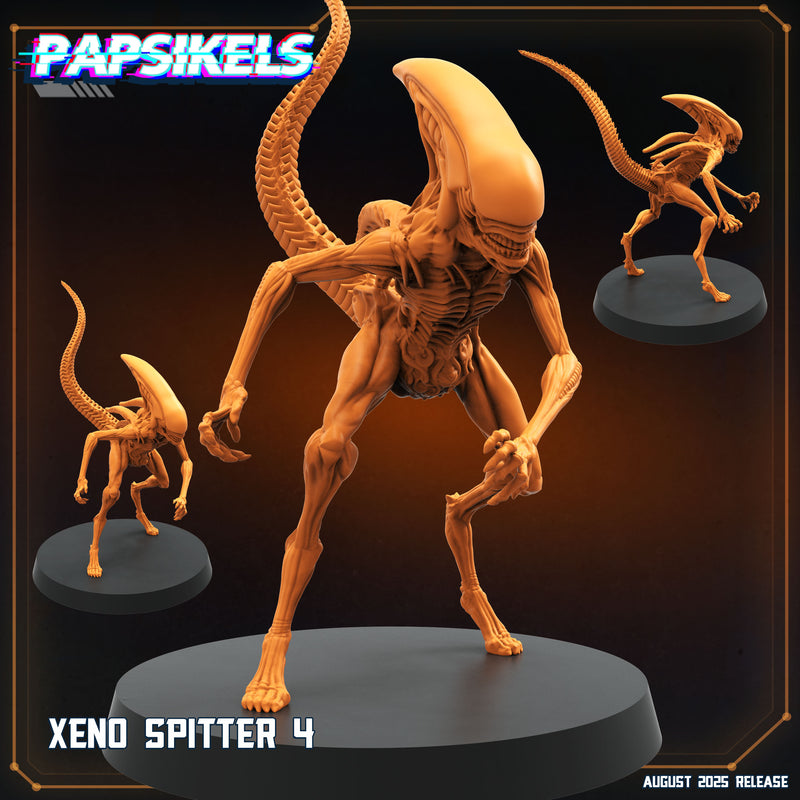 Xeno Spitter Miniatures | Papsikels