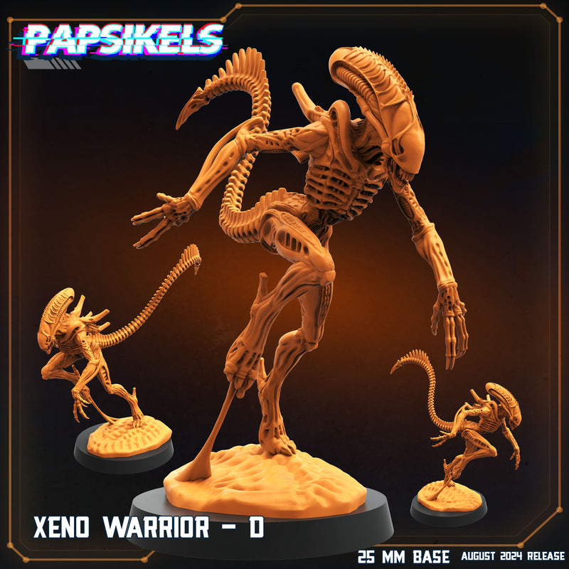 Xeno Warrior D | Aliens Vs Humans VIII No Remorse | Sci-Fi Miniature | Papsikels