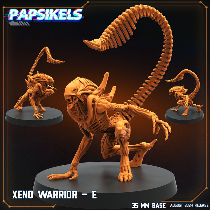 Xeno Warrior Miniatures | Aliens Vs Humans VIII No Remorse | Sci-Fi Miniature | Papsikels