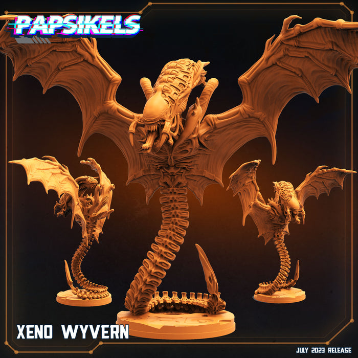 Xeno Wyvern | Xeno Wars | Sci-Fi Miniature | Papsikels