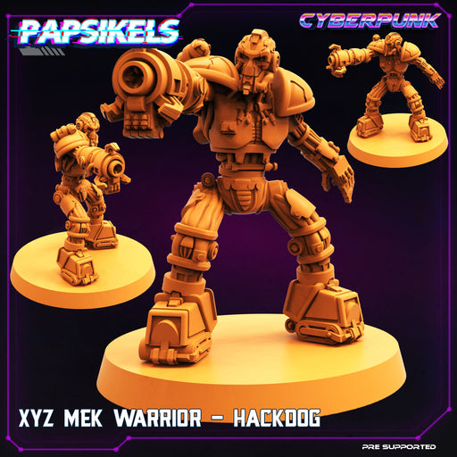 XYZ Mek Warrior Hackdog | Law Breakers | Sci-Fi Miniature | Papsikels TabletopXtra