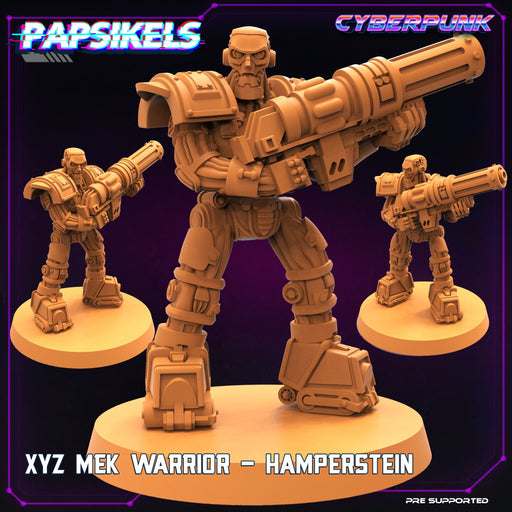 XYZ Mek Warrior Hamperstein | Law Breakers | Sci-Fi Miniature | Papsikels TabletopXtra