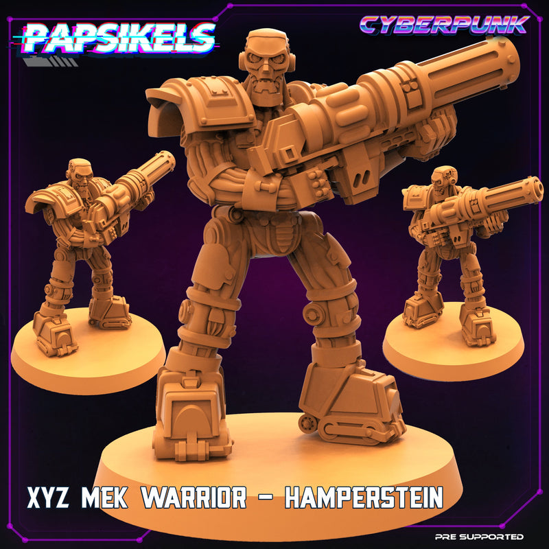 XYZ Mek Warrior Miniatures | Law Breakers | Sci-Fi Miniature | Papsikels TabletopXtra