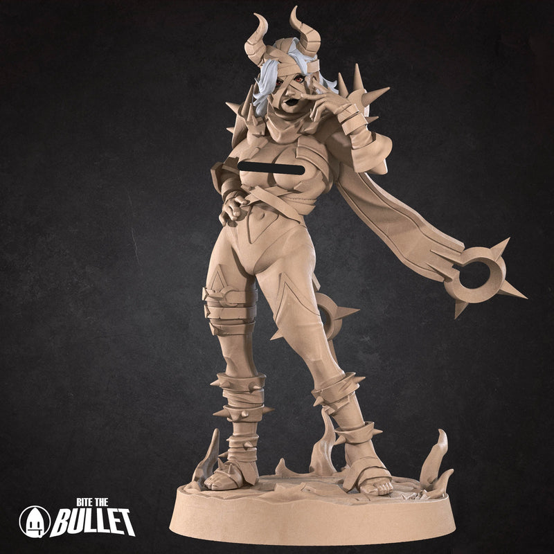 Mistress of Hate Xana Pin-Up | Tabletop Fantasy Resin Miniatures | BTB