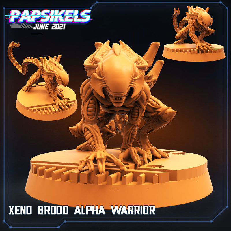 Xeno Brood Miniatures | Aliens Vs Humans II | Sci-Fi Miniature | Papsikels