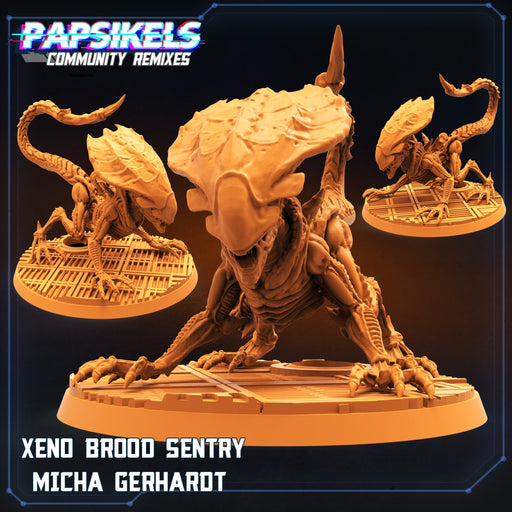 Xeno Brood Sentry | Community Remix | Sci-Fi Miniature | Papsikels TabletopXtra
