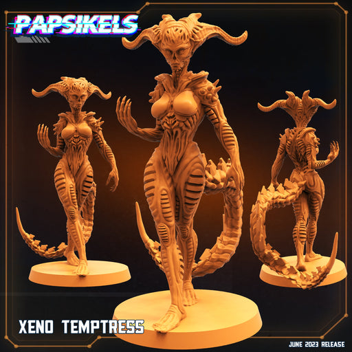 Xeno Temptress | Aliens Vs Humans V | Sci-Fi Miniature | Papsikels TabletopXtra
