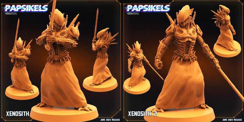 Xenosith Miniatures | Aliens Vs Humans V | Sci-Fi Miniature | Papsikels TabletopXtra