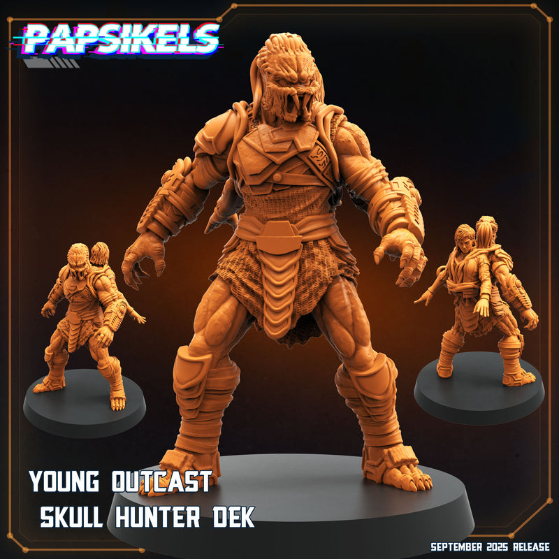 Young Outcast Skull Hunter Miniatures | Papsikels