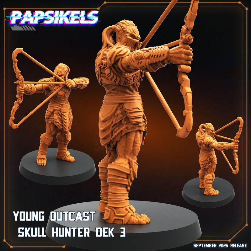 Young Outcast Skull Hunter Miniatures | Papsikels
